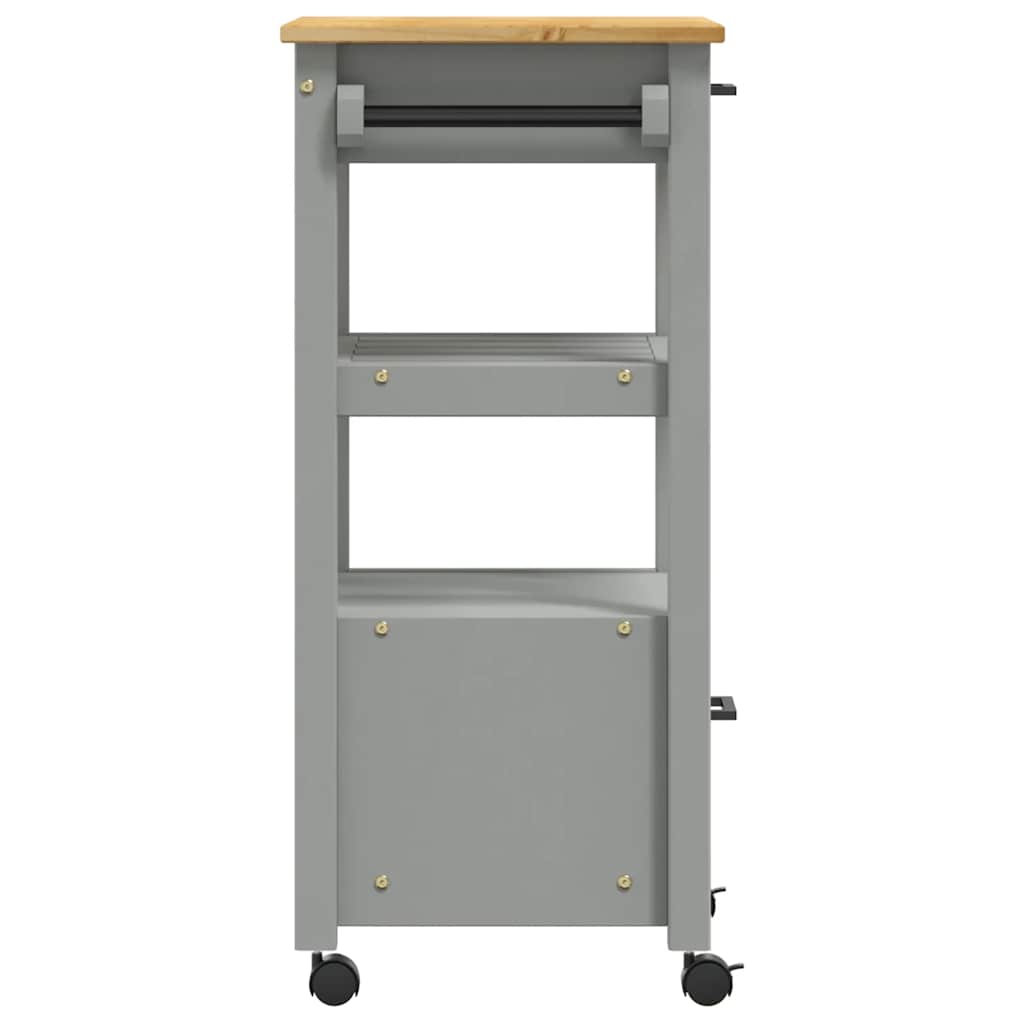 Kitchen Trolley MONZA 48x40x88.5 cm Solid Wood Pine